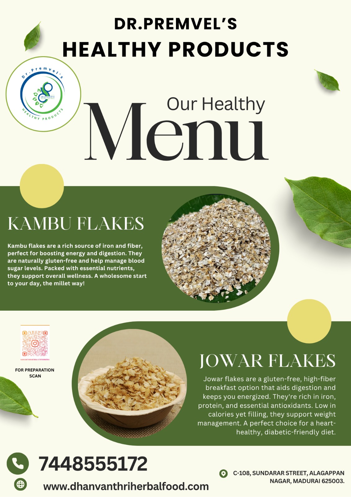 Dhanvanthri Pearl (Kambu) Flakes