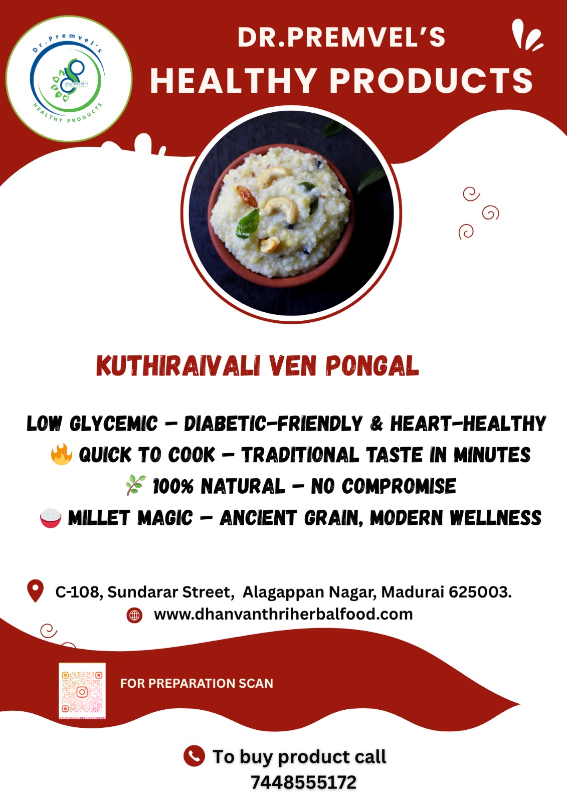 Dhanvanthri Kuthiraivali ven pongal